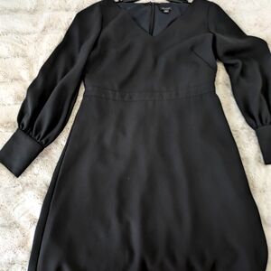 Ann Taylor A line Black Dress